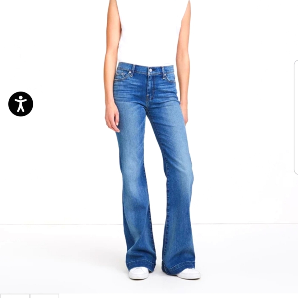 NWT Seven for all Mankind Original Trouser 23x34 Higher Waist than Pictured!